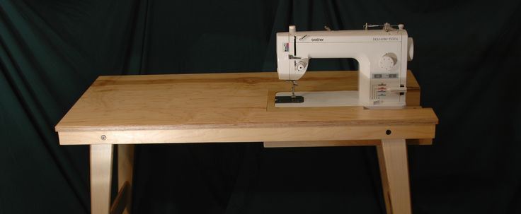 sewing machine on table