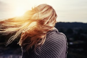 woman with blond hair